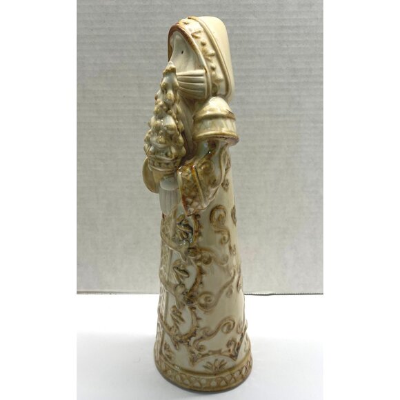 Vintage Santa Claus Figurine Holding Tree Christmas Decor Vintage Folk Art - Picture 7 of 9